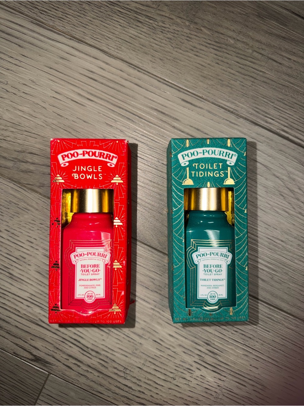 Poo-Pourri toilet spray Christmas scent bundle